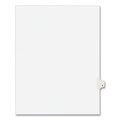 Office Jansan | Avery 01420 11 in. x 8.5 in. 26-Tab T Avery Style Preprinted Legal Exhibit Side Tab Index Dividers - White (25/Pack) image number 0