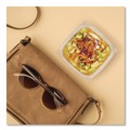 Food Trays, Containers, and Lids | Dart C8SB 8.5 in. x 8.5 in. x 1.51 in. 8 oz. Square Plastic Bowls - Clear (504/Carton) image number 5