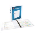Office Jansan | Avery 19601 11 in. x 8.5 in. 3 Rings 1 in. Capacity Showcase Economy View Binders with Slant Rings - White image number 1