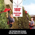 Hedge Trimmers | Factory Reconditioned Craftsman CMCPHT818D1R V20 Lithium-Ion 18 in. Cordless Pole Hedge Trimmer Kit (2 Ah) image number 6
