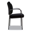  | Alera ALEIV4317A IV Series 24.8 in. x 22.83 in. x 32.28 in. Fabric Back/Seat Guest Chairs - Black (2/Carton) image number 2