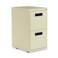 Office Carts & Stands | Alera ALEPAFFPY 14.96 in. x 19.29 in. x 27.75 in. 2 Legal/Letter-Size File Drawers Left or Right File Pedestal - Putty image number 0