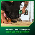  | Metabo HPT DS18DEXM 18V MultiVolt Brushless Lithium-Ion Cordless Drill Driver Kit with 2 Batteries (2 Ah) image number 7