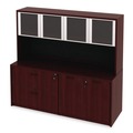 Office Jansan | Alera ALEVA513622MY Valencia Series 34 in. x 22.75 in. x 29.5 in. Legal/Letter-Size 2-Drawer Lateral File - Mahogany image number 5