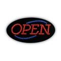 Labor Day Sale! Save $30 off $199! | Cosco 098099 10.5 in. x 20.13 in. LED OPEN Sign - Red and Blue Graphics image number 0