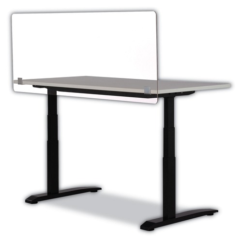 Office Furniture & Lighting | Safco 7517CL 59.5 in. x 2.5 in. x 23.5 in. 7517 Series Acrylic Wellness Panel - Clear image number 0
