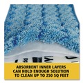 Labor Day Sale! Save $30 off $199! | Rubbermaid Commercial FGQ41000GR00 18.5 in. x 5.5 in. x 0.5 in. Microfiber Wet Mopping Pad - Green (12/Carton) image number 2