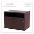 Alera ALELS583020MY Open Office Series Low 29.5 in. x 19.13 in. x 22.88 in. File Cabient Credenza - Mahogany image number 4