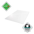 Office Jansan | Floortex ER1115223ER Cleartex Ultimat 48 in. x 60 in. Polycarbonate Chair Mat for Low/Medium Pile Carpet - Clear image number 1