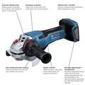 Angle Grinders | Bosch GWS18V-13PN 18V PROFACTOR Brushless Lithium-Ion 5 in. - 6 in. Cordless Angle Grinder with Paddle Switch (Tool Only) image number 3
