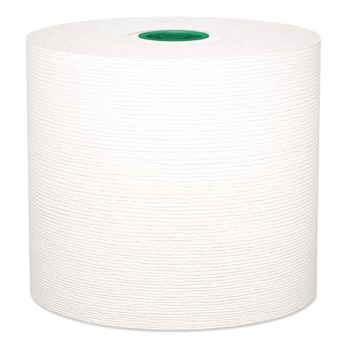 Cleaning & Janitorial Supplies | Kleenex 25630 7.5 in. x 700 ft. 1-Ply Hard Roll Paper Towels with Premium Absorbency Pockets - White/Green Core (6-Rolls/Carton) image number 0