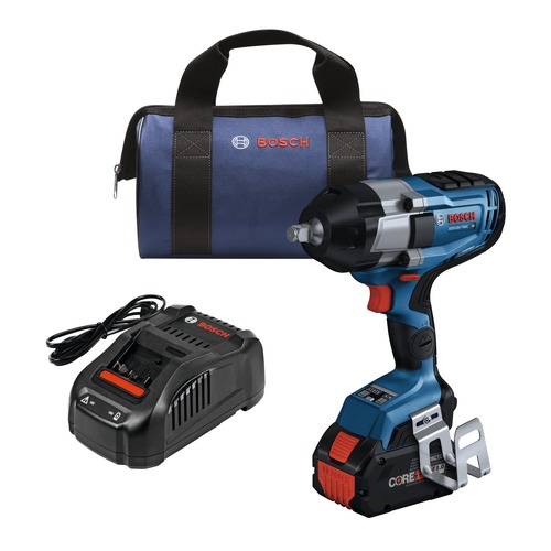 Impact Wrenches | Factory Reconditioned Bosch GDS18V-740CB14-RT 18V PROFACTOR Brushless Lithium-Ion 1/2 in. Cordless Connected-Ready Impact Wrench Kit with Friction Ring (8 Ah) image number 0