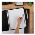 Office Jansan | Avery 11428 Index Maker 11 in. x 8.5 in. 12-Tab Print and Apply Clear Label Dividers - White/White Tabs (1-Set) image number 1