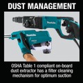 Clearance Center | Makita HR2663 8 Amp AVT HEPA Dust Extractor Corded 1 in. SDS-Plus Rotary Hammer With D-Handle image number 14
