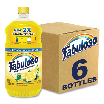 Colgate-Palmolive Co. 56 oz. Bottle Multi-Use Cleaner - Refreshing Lemon Scent (6/Carton)