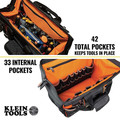 Cases and Bags | Klein Tools 55469 Tradesman Pro Wide-Open Tool Bag image number 3