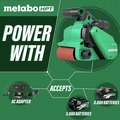 Belt Sanders | Metabo HPT SB3608DAQ4M 36V MultiVolt Brushless Lithium-Ion 3 in. x 21 in. Cordless Belt Sander (Tool Only) image number 7