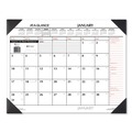 Calendars & Planners | AT-A-GLANCE SK1170-00 12-Month (Jan to Dec): 2025 22 in. x 17 in. Two-Color Monthly Desk Pad Calendar - White Sheets, Black Corners image number 0