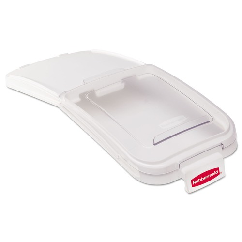 Cups and Lids | Rubbermaid Commercial FG9F7700CLR Prosave 29 in. x 12.10 in. x 1.90 in. Sliding Lid with 400 Cup Ingredient Bin - Clear image number 0