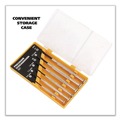 Office Jansan | Great Neck GP6C 6-Piece Phillips/Slotted Polished Steel Handles Assorted Lengths Precision Screwdriver Set image number 5