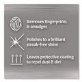 Office Jansan | WEIMAN 108EA 22 oz Trigger Spray Bottle Stainless Steel Cleaner and Polish - Floral Scent image number 2