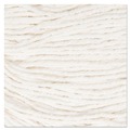 Cleaning & Janitorial Supplies | Boardwalk BWK502WHCT Super Loop Wet Mop Head with Cotton/Synthetic Fiber and 5 in. Headband - Medium, White (12/Carton) image number 4