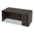  | Alera ALEVA217236ES 71 in. x 35.5 in. x 29.63 in. Valencia Series Straight Front Desk Shell - Espresso image number 4