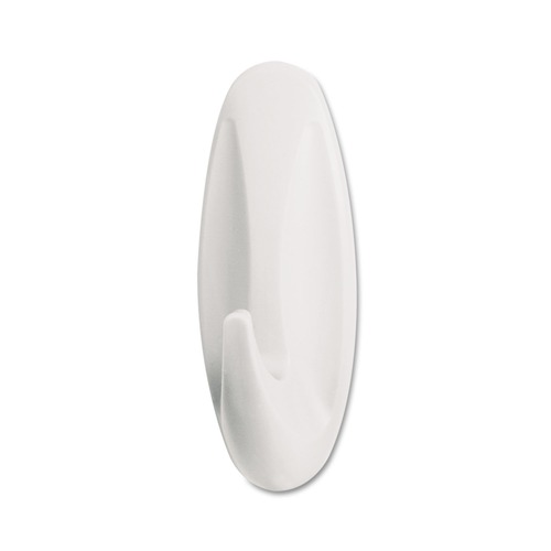 Customer Appreciation Sale - Save up to $60 off | Command 17083ES Plastic General Purpose Hooks - Large, White (1 Hook, 2 Strips/Pack) image number 0