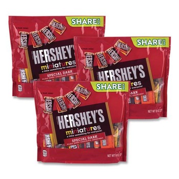 Green Rabbit 21492 10.1 oz. Bag Miniatures Variety Share Pack - Dark Assortment (3/Pack)