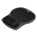 Office Furniture Accessories | Fellowes Mfg Co. 93730 Easy Glide 10 in. x 12 in. Gel Mouse Pad with Wrist Rest - Black image number 1