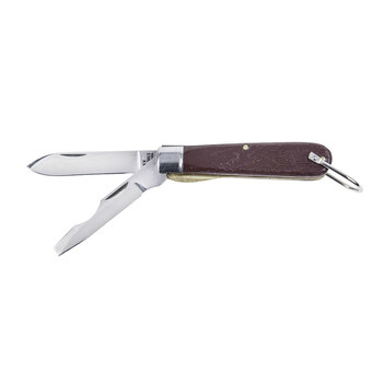 KNIVES | Klein Tools 1550-2 2-1/2 in. 2 Blade Steel Electricians Pocket Knife