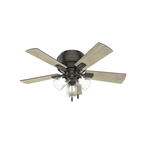 Ceiling Fans | Hunter 52153 42 in. Crestfield Noble Bronze Ceiling Fan with Light image number 0