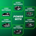 Handheld Blowers | Metabo HPT RB18DCQ4M 18V MultiVolt Lithium-Ion Cordless Compact Blower (Tool Only) image number 9