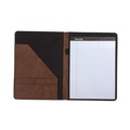 Office & Office Supplies | Samsill 71656 10.6w x 14.25h Two-Tone Polyurethane Padfolio with Spine Accent - Tan/Brown image number 7