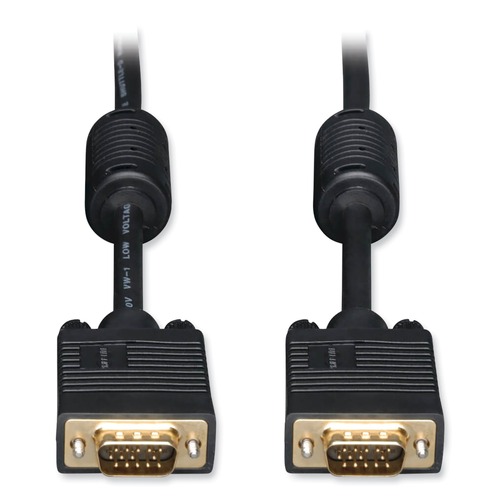 Office Electronics & Batteries | Tripp Lite P502-006 6 ft. VGA Coaxial High-Resolution Monitor Cable with RGB Coaxial - Black image number 0