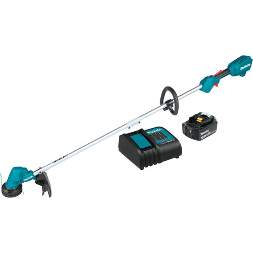 String Trimmers | Makita XRU23SM1 18V LXT Brushless Lithium-Ion 13 in. Cordless String Trimmer Kit (4 Ah) image number 0