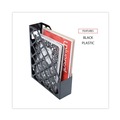 Office Jansan | Universal UNV08118 3 in. x 10 in. x 11.88 in. Recycled Plastic Magazine File - Black image number 5