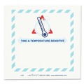 Office Jansan | LabelMaster L450 5.5 in. x 5 in. Self-Adhesive Shipping and Handling Time and Temperature Labels - White/Blue/Red/Gray (1/Roll) image number 2