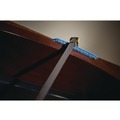 Mops | Rubbermaid Commercial FGJ25700BL00 48 in. Polyester Yarn Twisted Loop Blend Dust Mop - Blue (12/Carton) image number 3