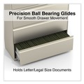  | Alera 25512 42 in. x 18.63 in. x 67.63 in. 5 Legal/Letter/A4/A5 Size Lateral File Drawers - Putty image number 6