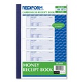 Office Jansan | Rediform 8L808 7 in. x 2.75 in. 3-Part Carbonless Softcover Money Receipt Book image number 1