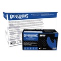 Disposable Gloves | Ammex GWRBN46100 9.5 in. 6 mil Heavy-Duty Industrial Nitrile Gloves - Large/Royal Blue (1000/Carton) image number 5