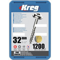 Collated Screws | Kreg SML-C125-1200 Pocket Screws - 1-1/4 in., #8 Coarse, Washer-Head, (1200 Pcs) image number 1