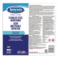 Cleaning & Janitorial Supplies | Sprayway PRO LINE 1000058336 16 oz. Aerosol Spray Stainless Steel Maintainer - Lemon Scent (12/Carton) image number 3