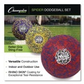Toys | Champion Sports RXSPDRSET Rhino Skin 6.3 in. Diameter Spider Dodgeball Set - Assorted Colors (6/Set) image number 2