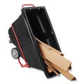 Utility Carts | Rubbermaid Commercial FG130500BLA 1/2 cu-yd. 850 lb. Capacity Rotomolded Rectangular Plastic Tilt Truck (Black) image number 3