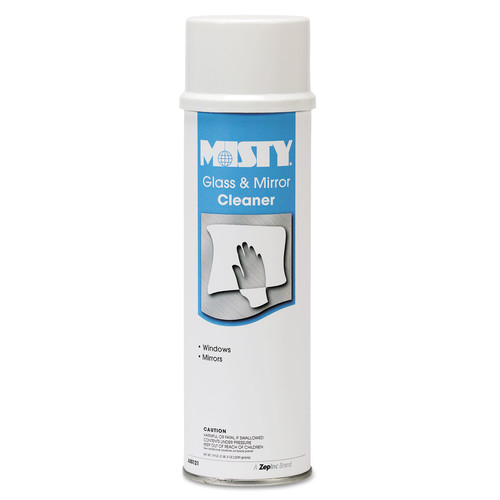 Misty 1001447 19 oz. Glass and Mirror Cleaner with Ammonia - Mint (12/Carton) image number 0