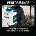 New Year New Savings! Save $25 off $150 | Makita XSU01Z 18V LXT Lithium-Ion 2.6 Gallon Cordless Backpack Sprayer (Tool Only) image number 12