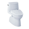 Bidets | TOTO MW614584CEFG#01 Carlyle II One-Piece Elongated 1.28 GPF Toilet and WASHLET S350e Bidet Seat (Cotton White) image number 0
