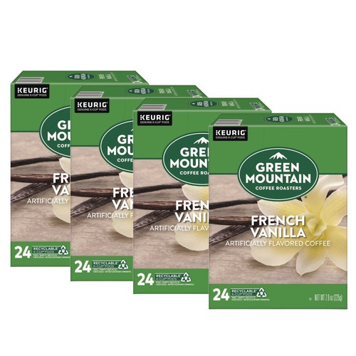 Coffee | Green Mountain Coffee 5000330112 Coffee K-Cup Pods - French Vanilla (96/Carton) image number 0